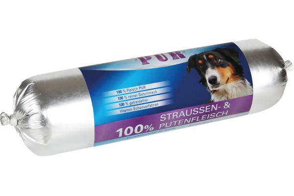 Nr. 08 - Strauss & Pute ARAS Fleischwurst PUR