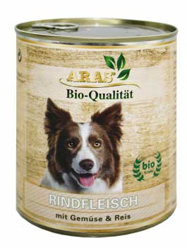N°01 - Bœuf - Chien de qualité bio ARAS